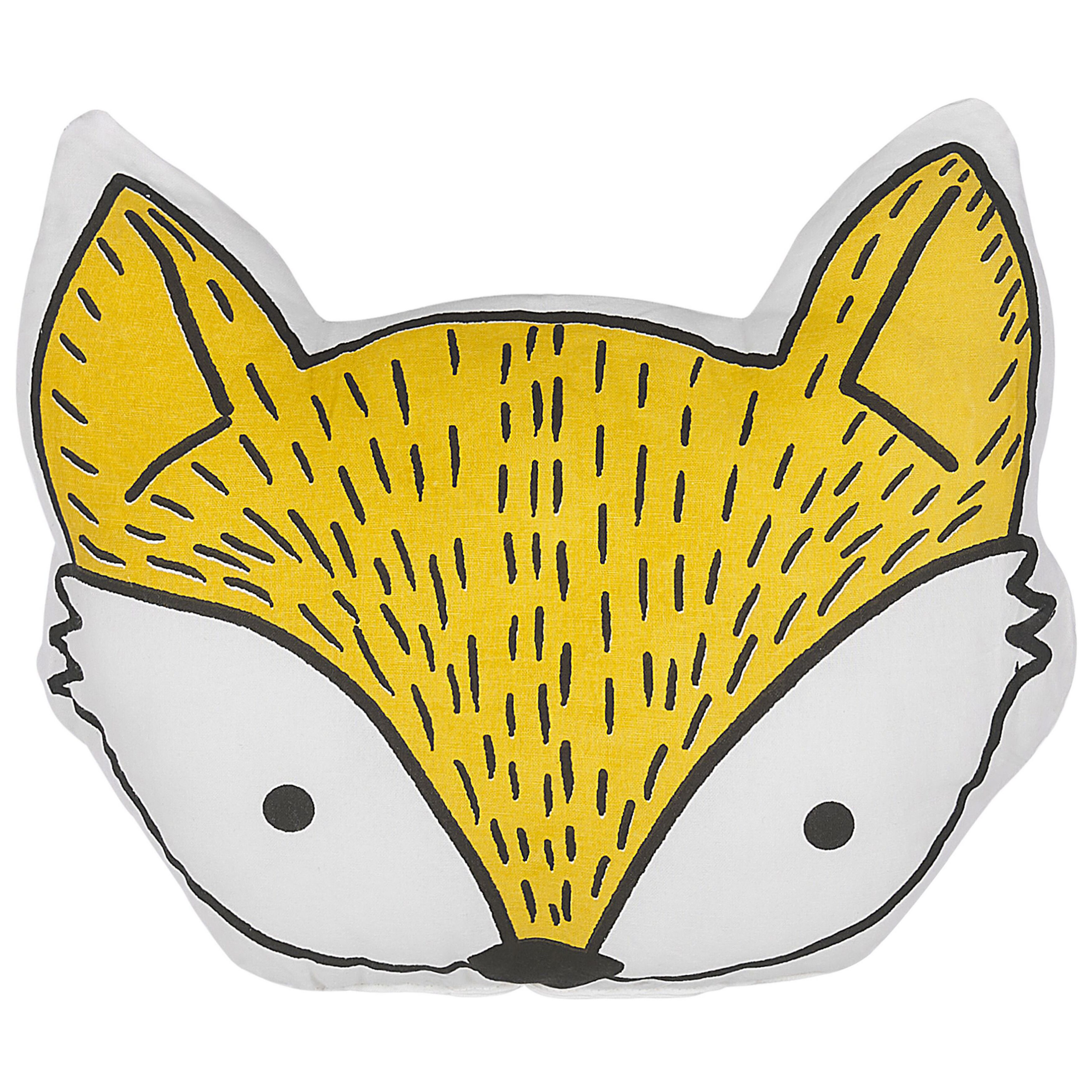 Koristetyyny VADODARA puuvilla 50 x 40 cm Keltainen Kettu