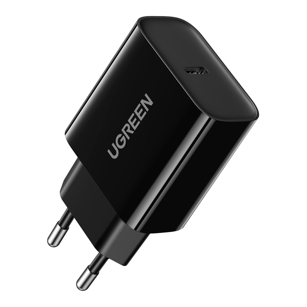 USB-C 20W Virtalähde Puhelimen Laturi Musta