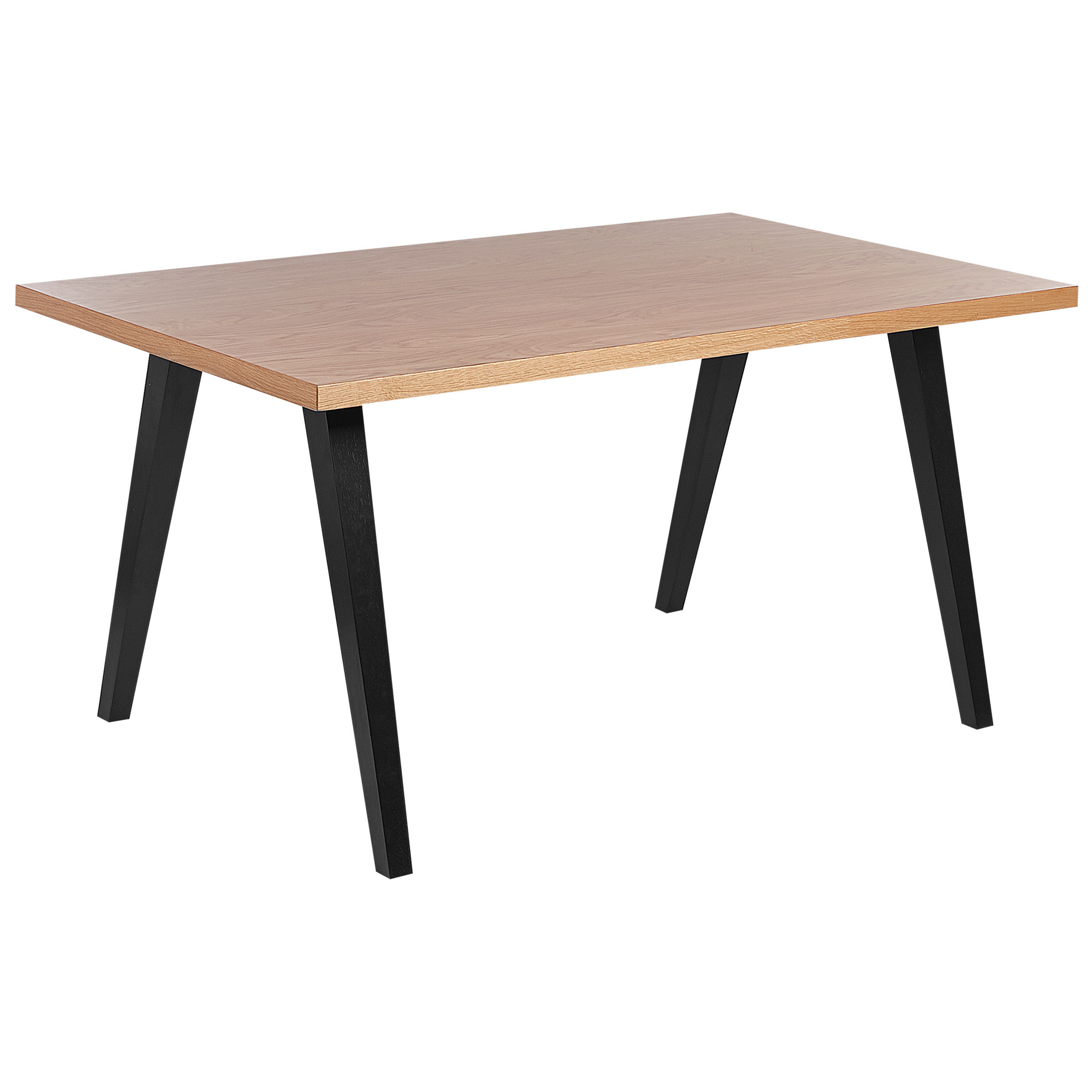 Ruokapöytä LENISTER Ruskea/musta 150 cm 90 cm