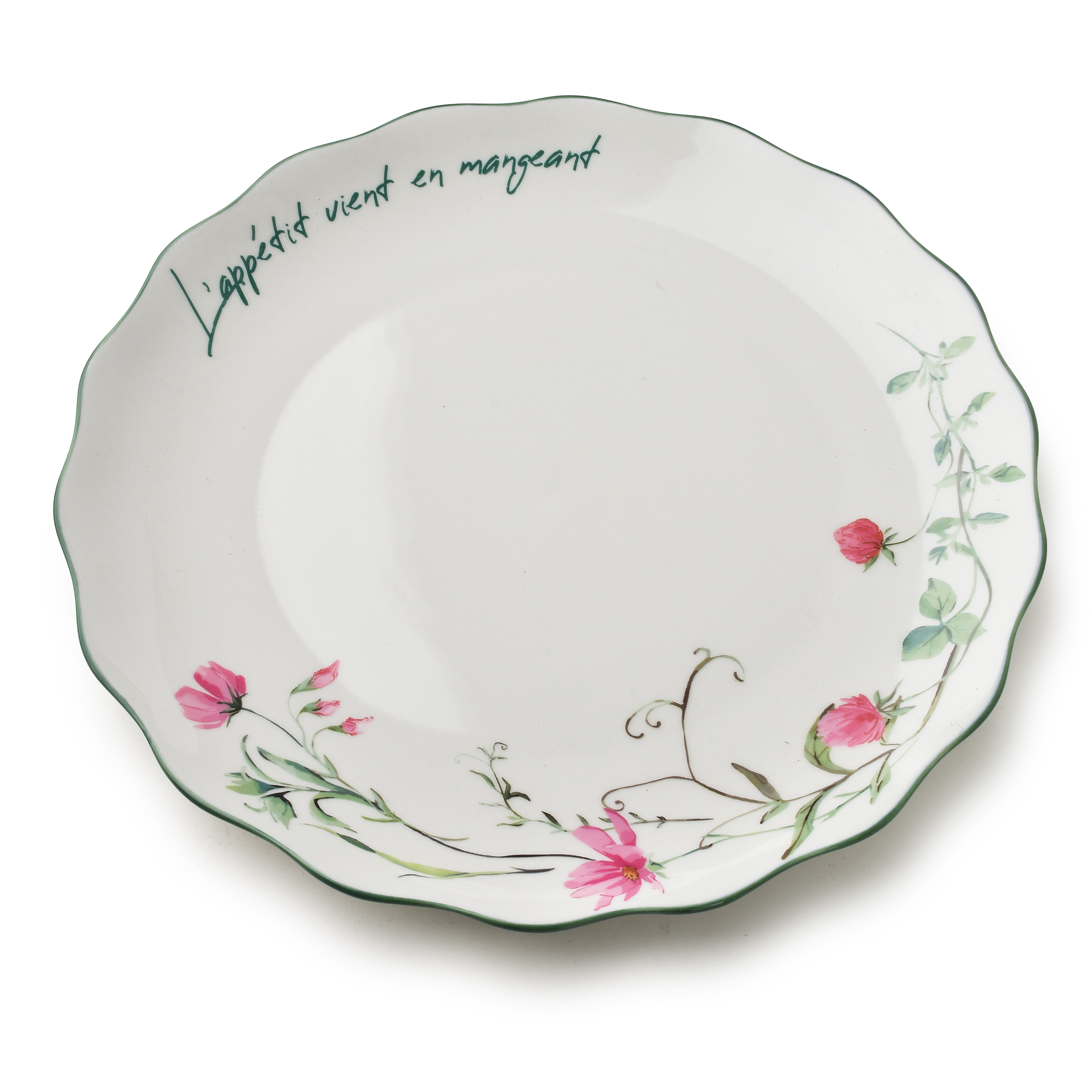Ruokalautanen posliini AFFEKDESIGN MOLLIE 27x2,5 cm valkoinen 1 kpl