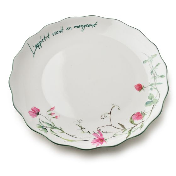 Ruokalautanen posliini AFFEKDESIGN MOLLIE 27x2,5 cm valkoinen 1 kpl