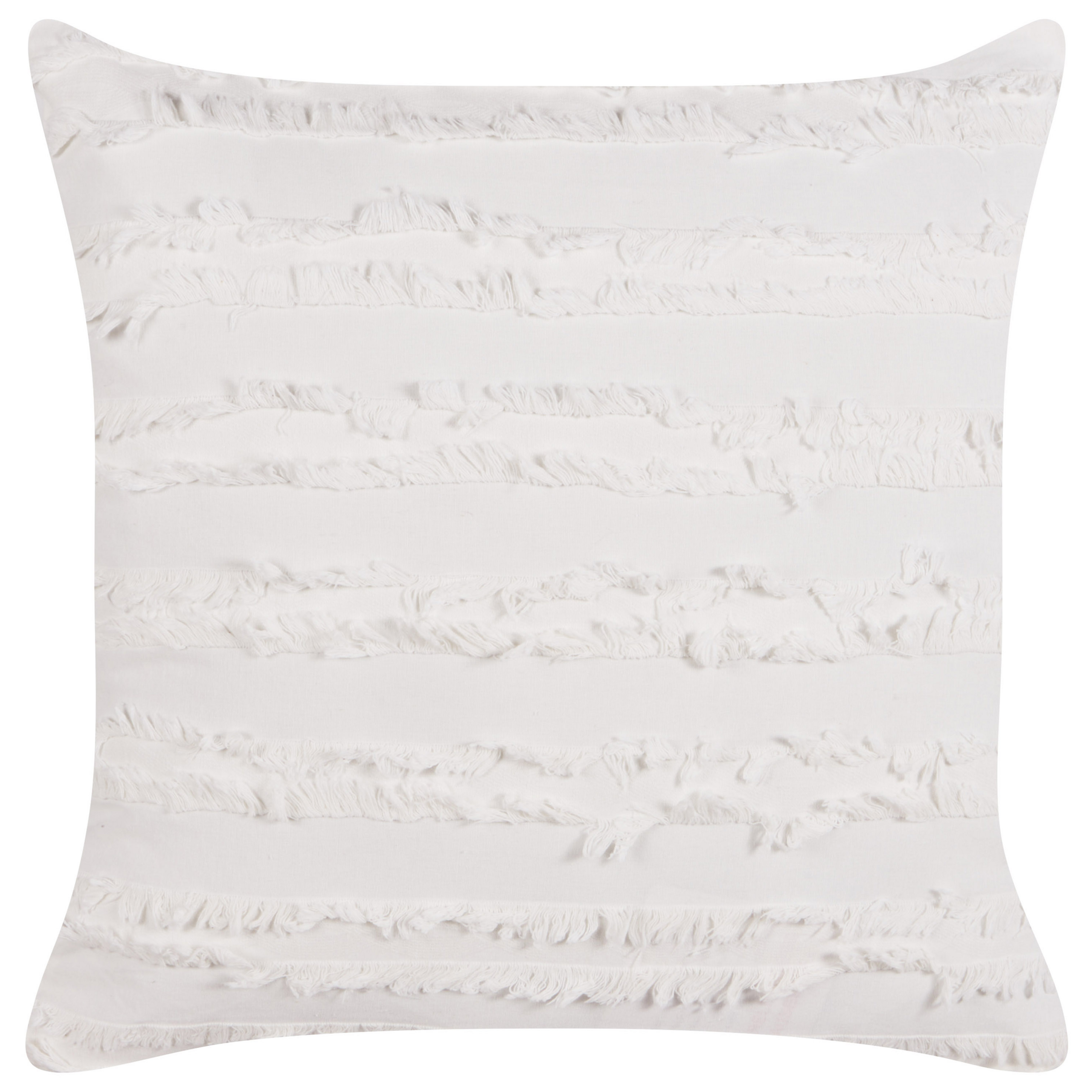 Koristetyyny MAKNEH puuvilla 45 x 45 cm Valkoinen Hillitty