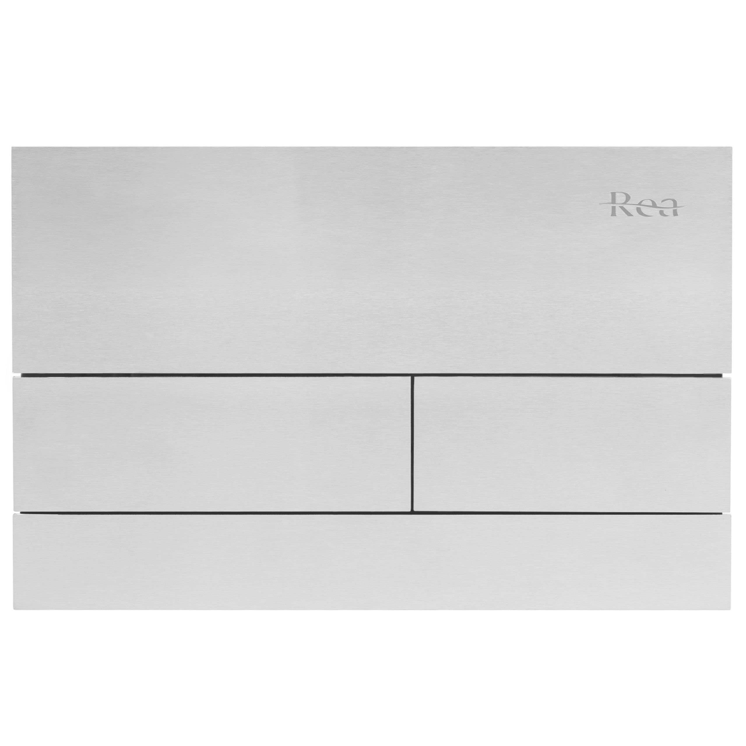 REA T-tyyppinen WC-huuhtelupainike piilovesisäiliöön STEEL harjattu nikkeli, 15,5X24X15,5CM