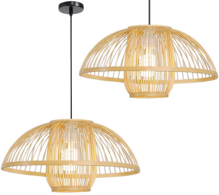TOOLIGHT riippuvalaisin APP887-1CP NATURAL BOHO Ruskea, 23x40x80cm