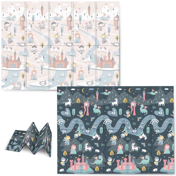 Nukido NK-341 Taitettava vaahtomuovista valmistettu koulutusmatto 200 x 150 x 1 cm