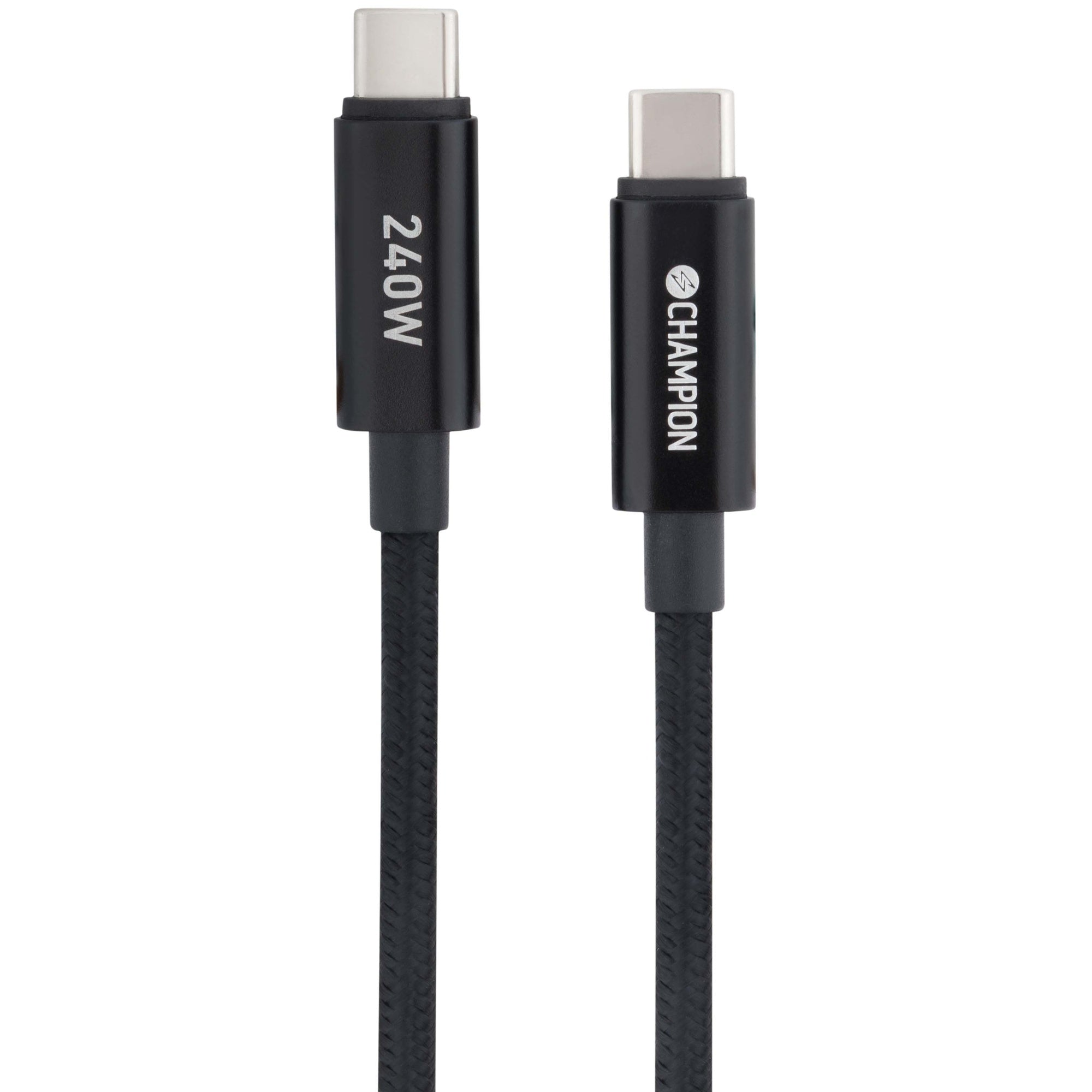USB-C-kaapeli 240W, 2m, musta