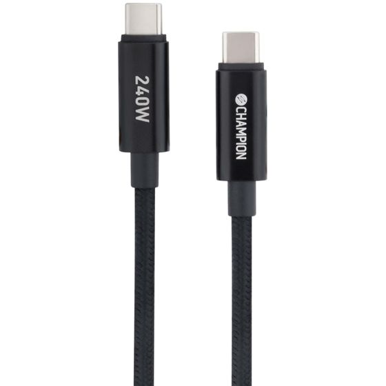 USB-C-kaapeli 240W, 2m, musta