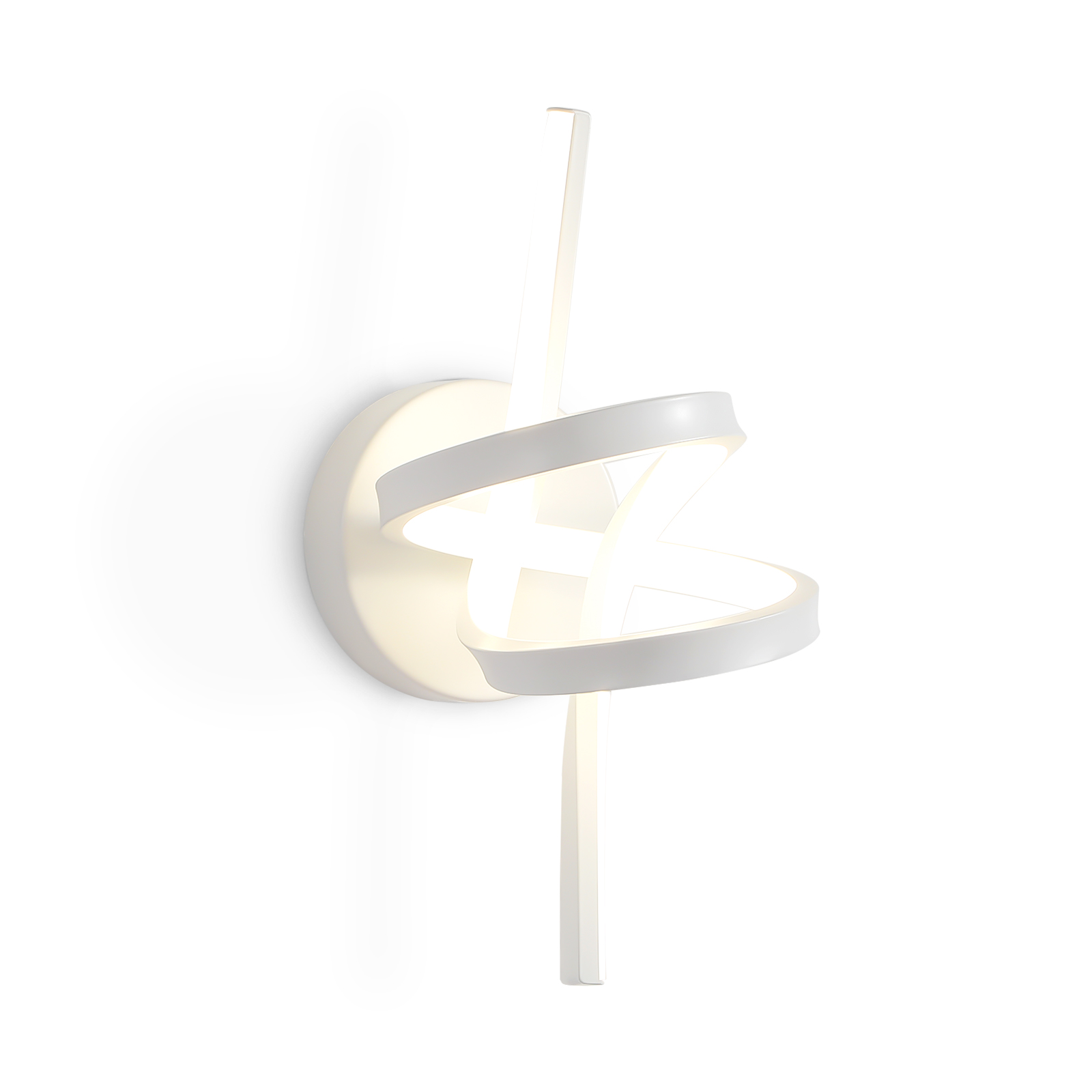 NETTLIFE LED-seinävalaisin musta sisäkäyttöön, 7W, lämminValkoinen, 3000K, moderni, portaikko, alumiini