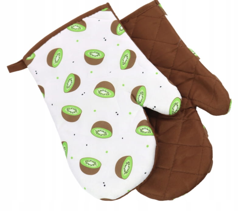 Ruskeat eristävät uunikäsineet magneetilla, 2 kpl