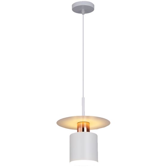 TOOLIGHT Riippuvalaisin App1146-1Cp Valkoinen Ruusukulta, 20X20X32Cm