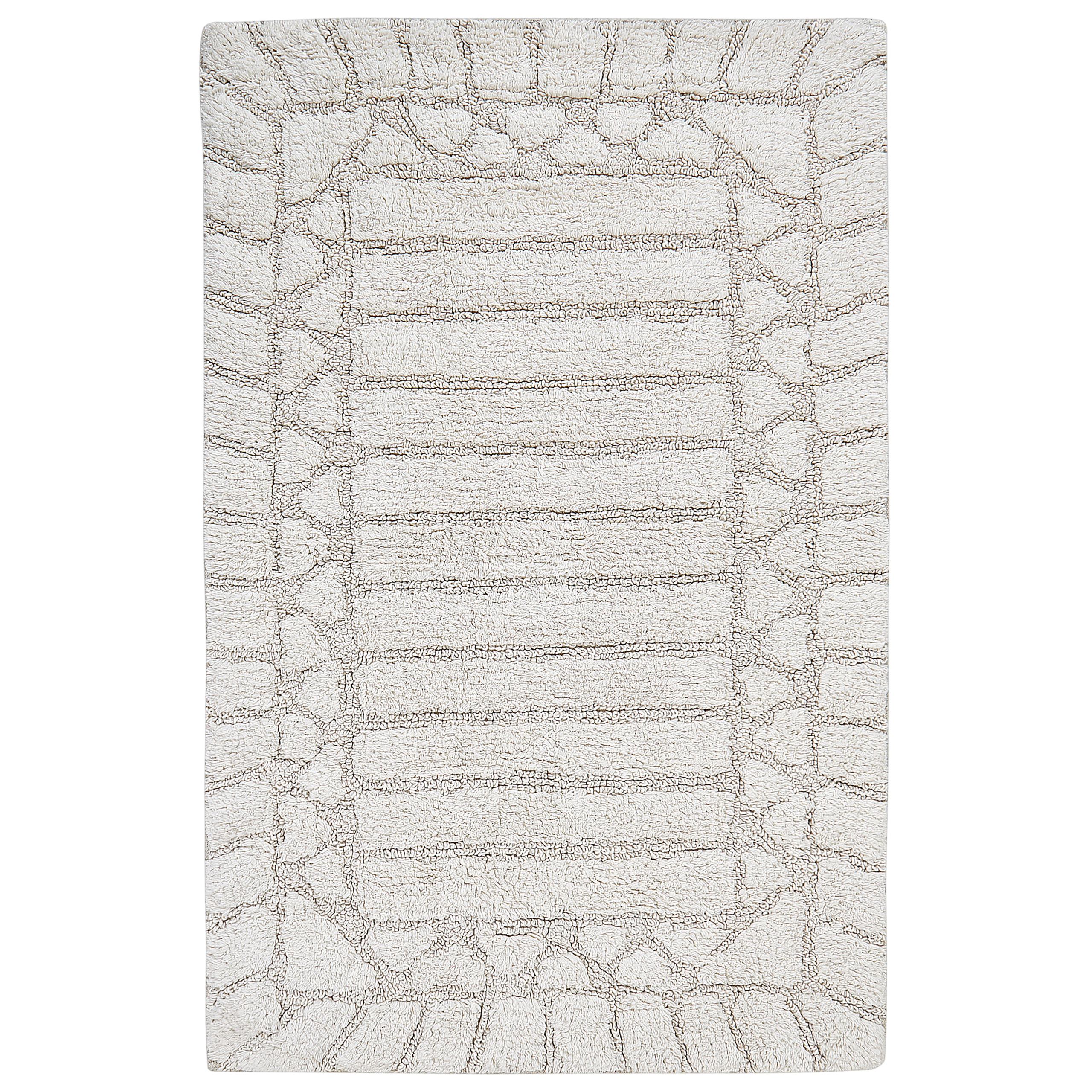 Kylpyhuonematto TEKKE Vaaleanbeige 60 x 90 cm Puuvilla