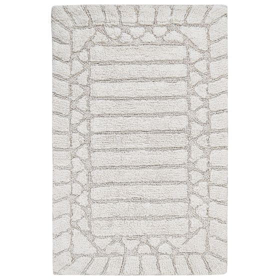 Kylpyhuonematto TEKKE Vaaleanbeige 60 x 90 cm Puuvilla