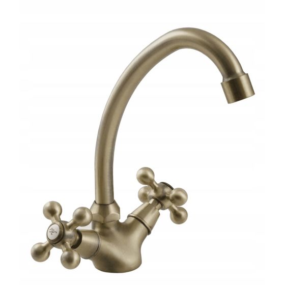 Retro antiikki messinki keittiöhana Stilo