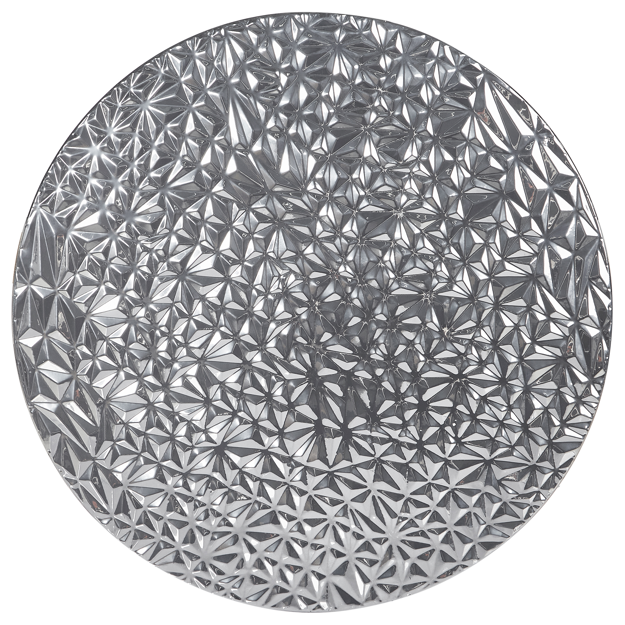 Seinäkoriste MOSCAVIDE metalli 60 cm Hopea