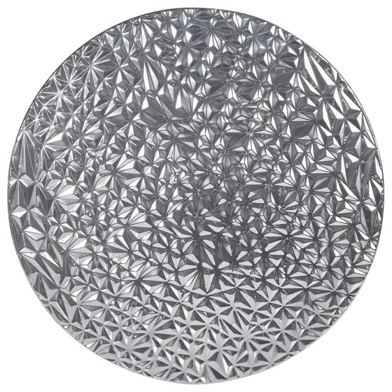 Seinäkoriste MOSCAVIDE metalli 60 cm Hopea