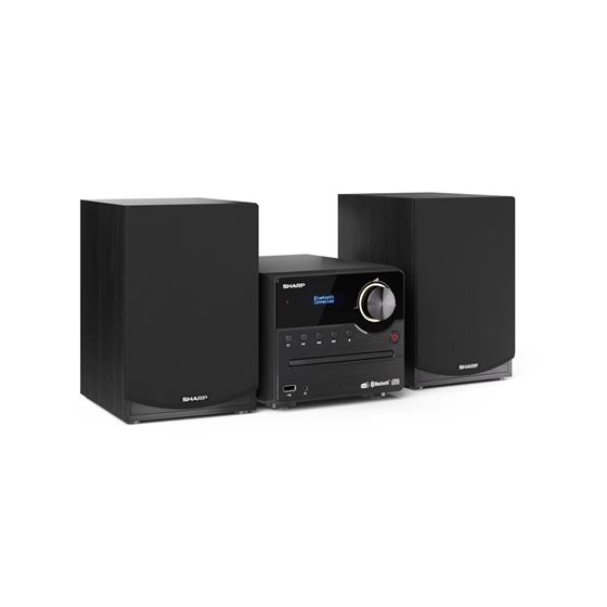 Sharp XL-B517D(BK) Mikrohifi-järjestelmä, CD/FM/USB/Bluetooth v5.0, Aux-in, 45W, musta | Sharp | Mikrohifi-järjestelmä | XL-B517D(BK) | Musta | USB-portti | Aux-in | Bluetooth | CD-soitin | FM-radio | Langaton yhteys
