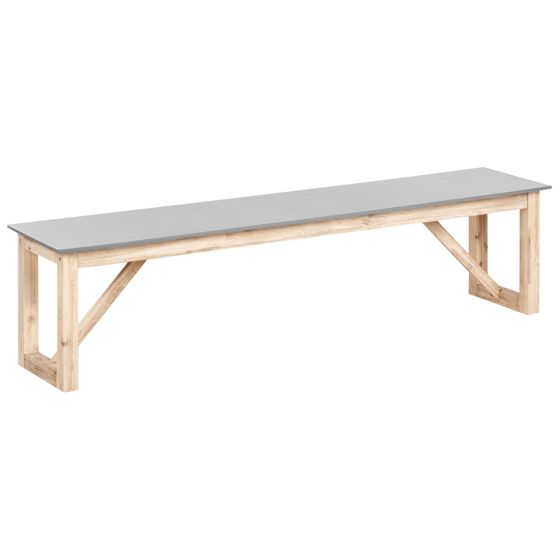 Puutarhapenkki NOTTERI 180 cm betoni Harmaa