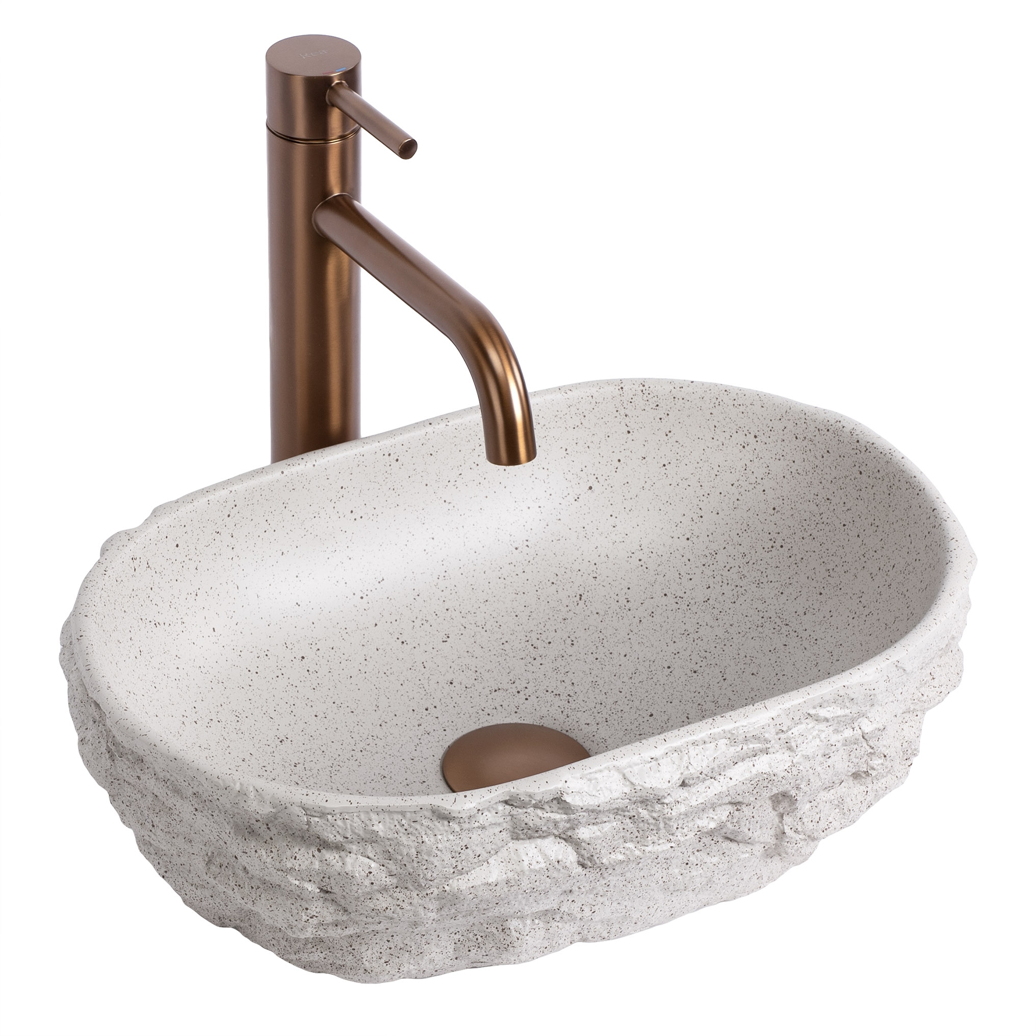 REA Tasolle Asennettava Pesuallas Evora Greige Beige, 37, 5X25, 5X12Cm