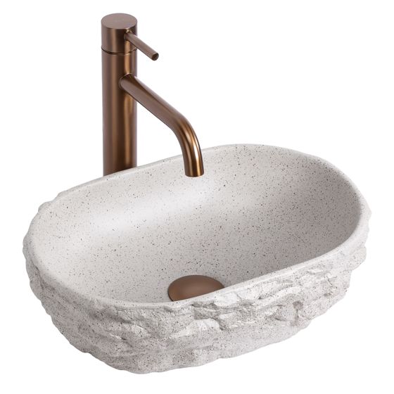 REA Tasolle Asennettava Pesuallas Evora Greige Beige, 37, 5X25, 5X12Cm