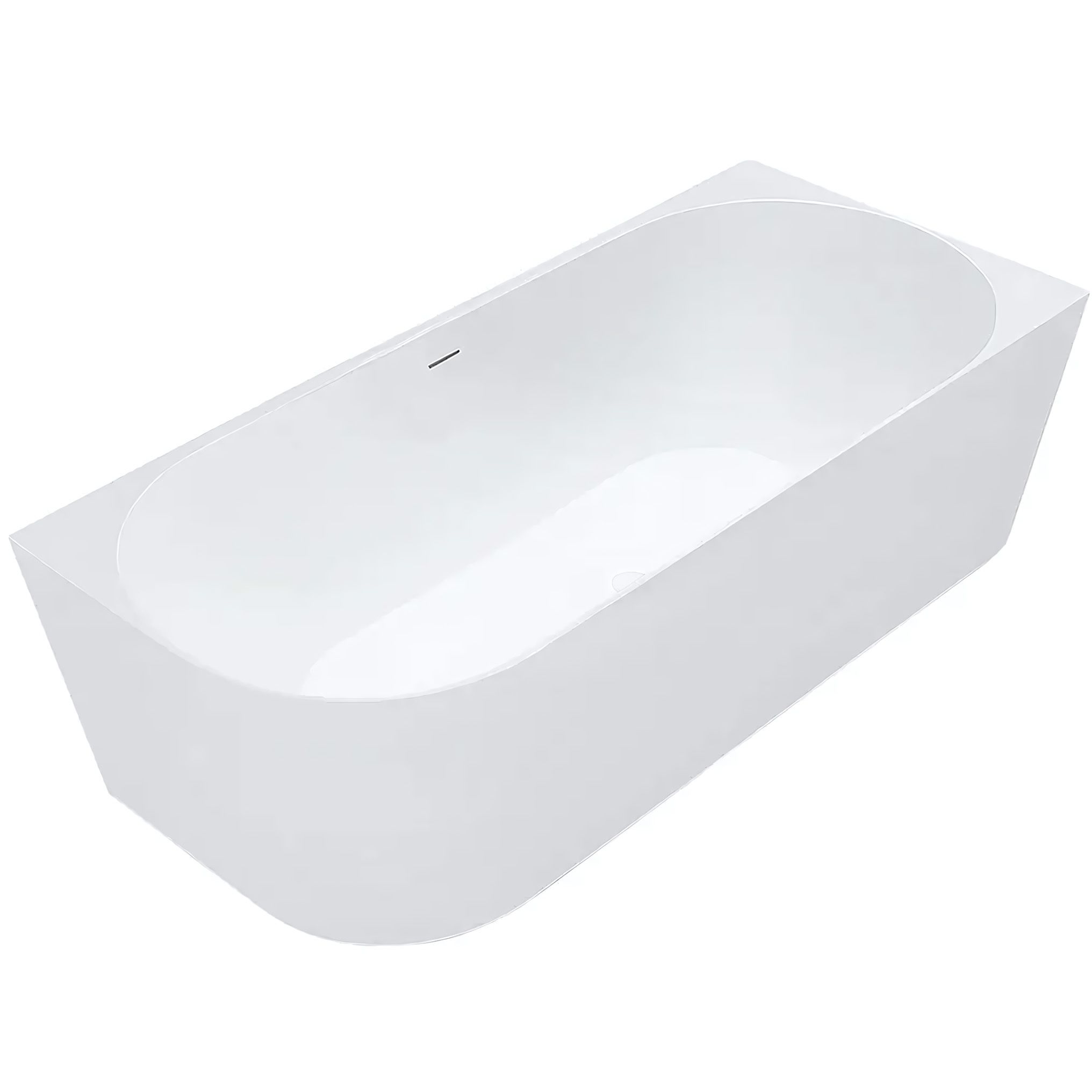 REA Kulma-amme BELLANTO SLIM 170 Oikea Valkoinen, 170X79X58CM
