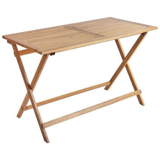 Puutarhapöytä PROSSEDI 120 cm 60 cm Akaasia Ruskea