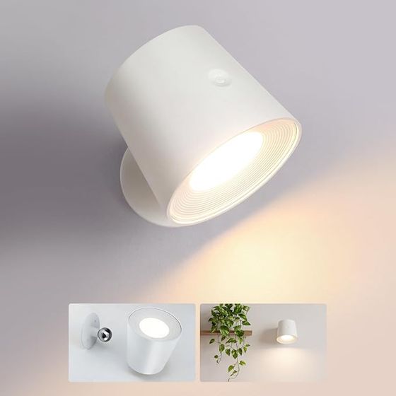 NETTLIFE Sisäseinävalaisin, Ilman Virtalähdettä, : LED - seinävalaisin Katkaisimella, e White, Langaton, Seinävalaisin Kosketus, Säädettävä