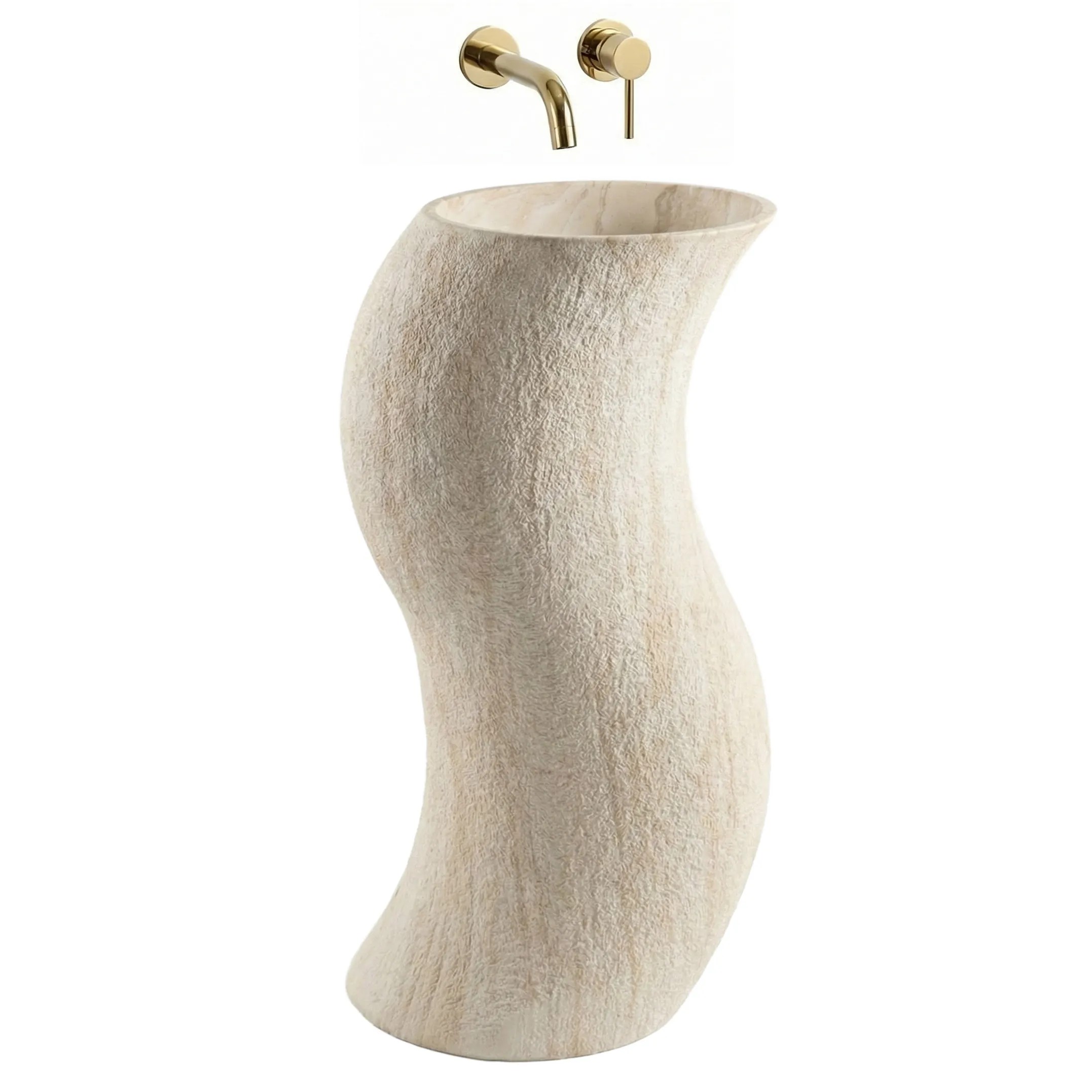 REA Malja-allas Melody Beige, kivijäljitelmä, 49X39X84CM