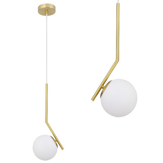 TOOLIGHT riippuva kattovalaisin G106-1W kultavalkoinen, 45x15x45cm