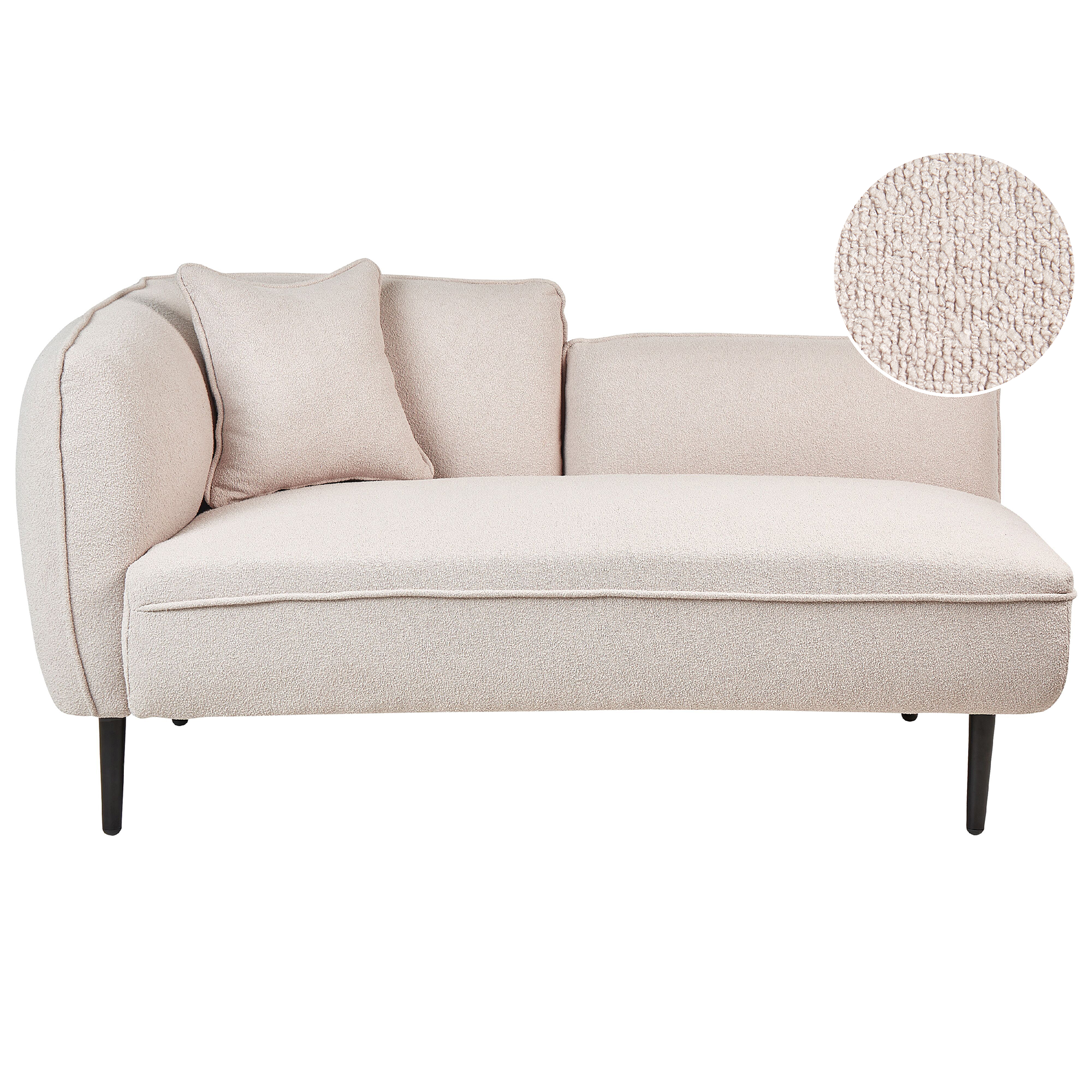 Divaani vasen CHEVANNES buklee Vaaleanbeige
