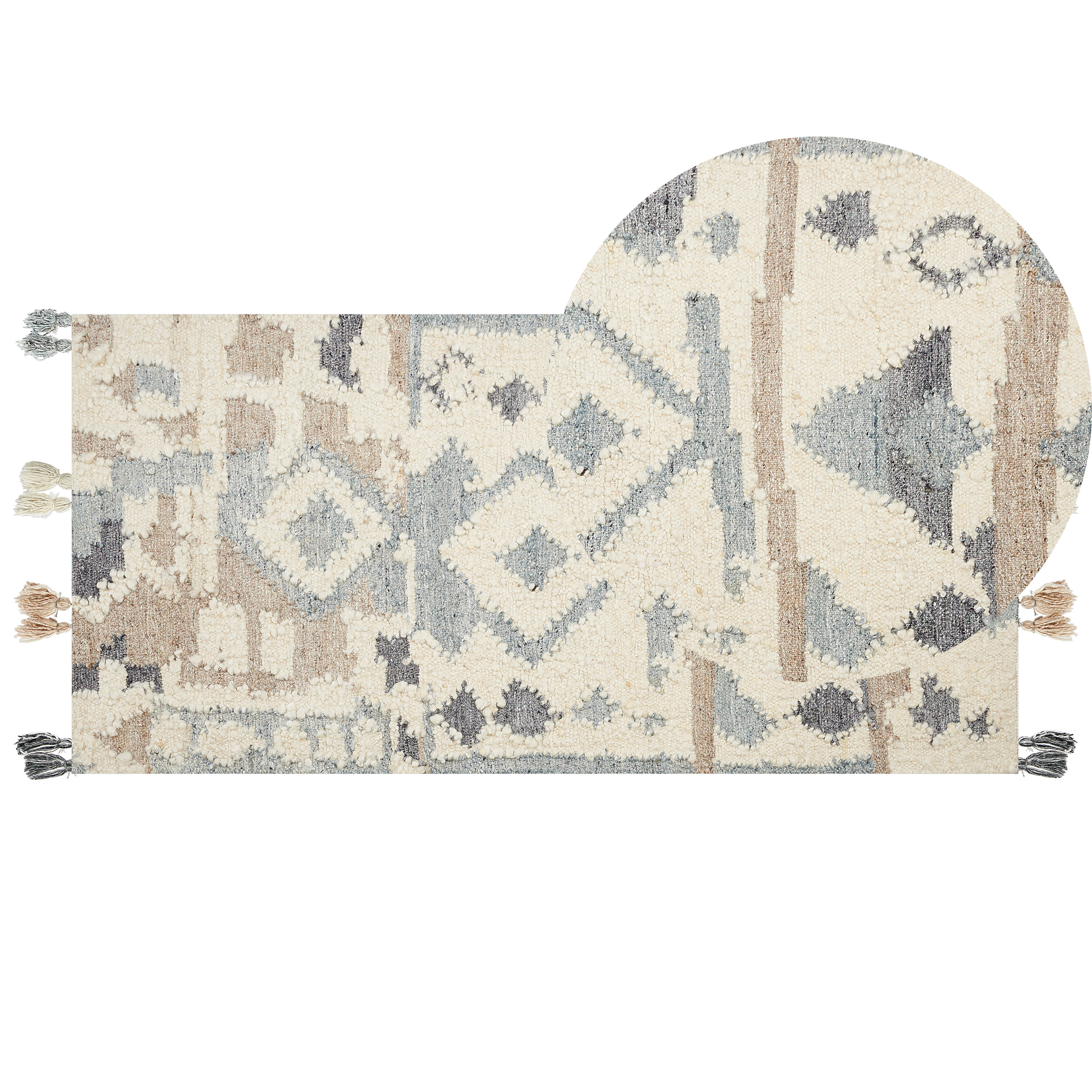 Matto MRGAVET Beige 80 x 150 cm villa Kelim-matto