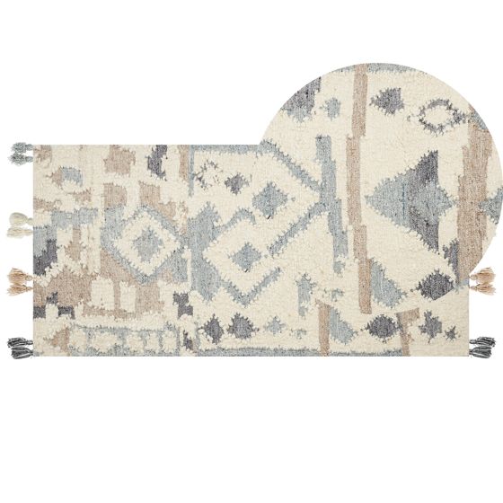 Matto MRGAVET Beige 80 x 150 cm villa Kelim-matto