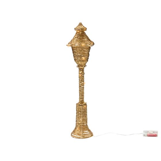 Joulukoriste LED-valo ALFTANES Valopylväs 62 cm Kulta