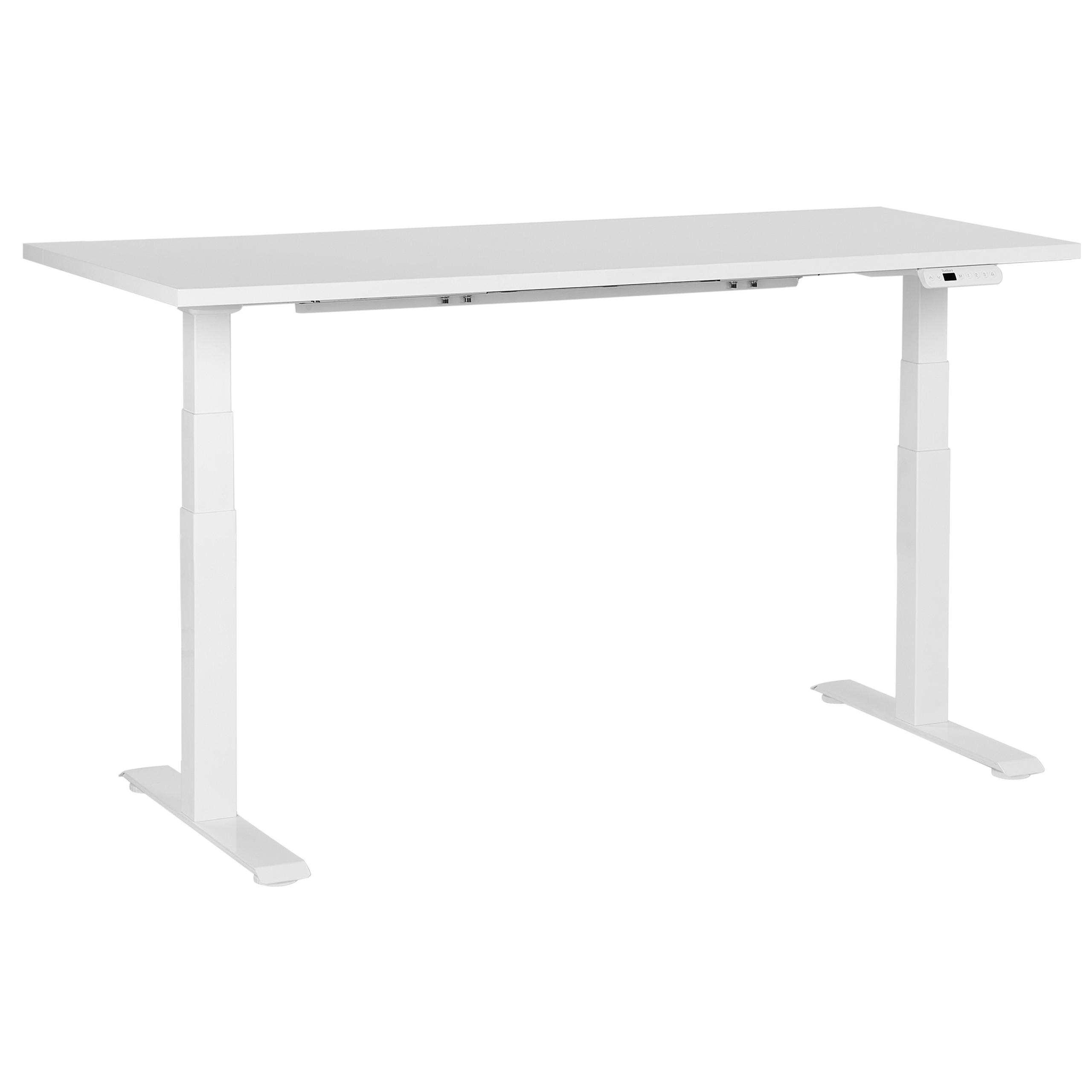 Työpöytä sähkösäädettävä DESTINES 160 cm 72 cm Valkoinen
