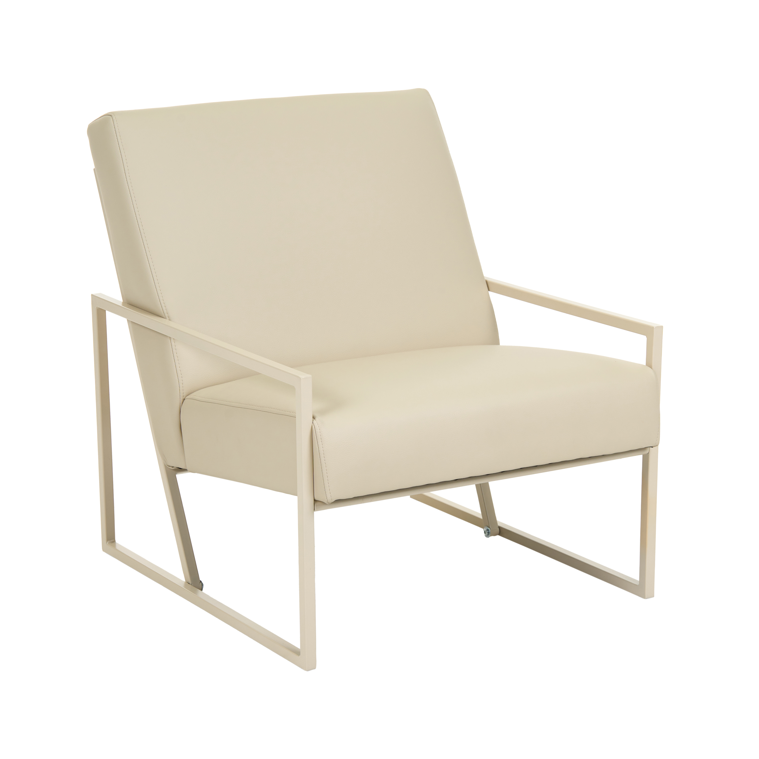 Nojatuoli DELARY Keinonahka Beige
