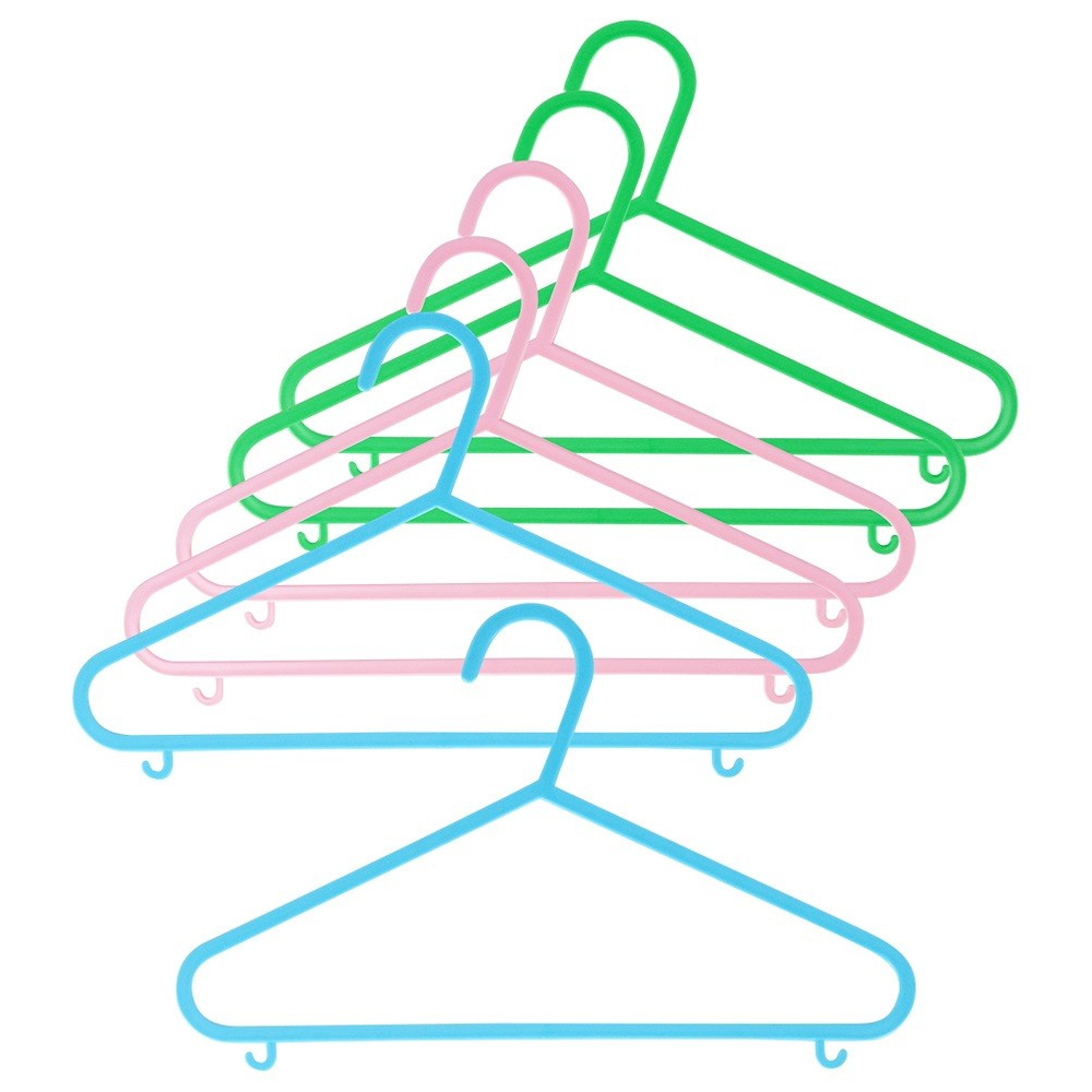 Lasten vaatehenkarit 29x17 cm 6 kpl.