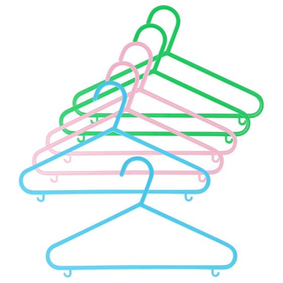 Lasten vaatehenkarit 29x17 cm 6 kpl.