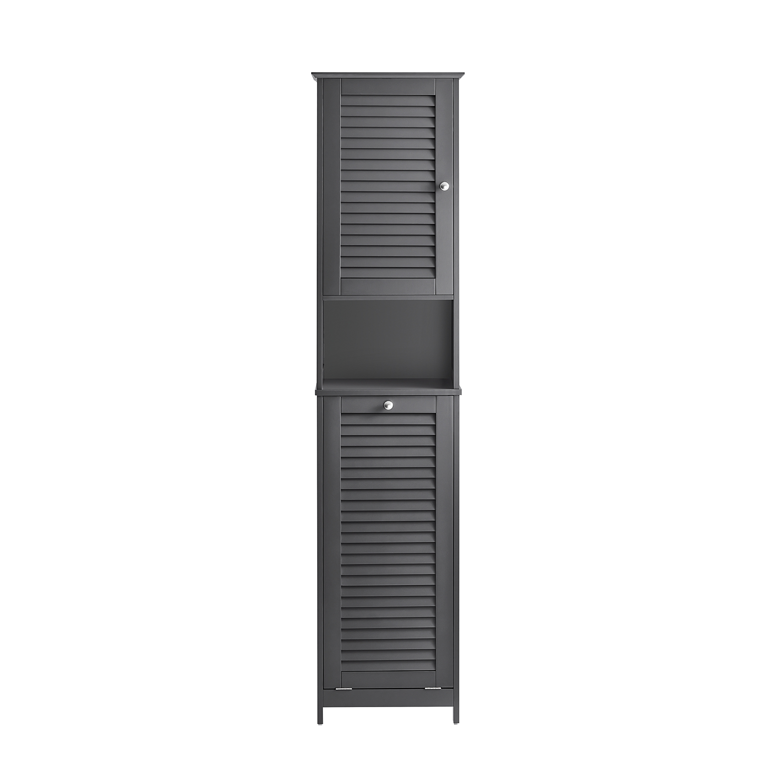 SoBuy Pyykkikaappi BZR124-DG ekologinen kapea korkea 40x170x38 cm