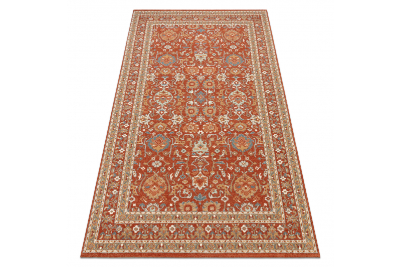 Villamatto SOHO Kukat luonnon terrakotta / beige