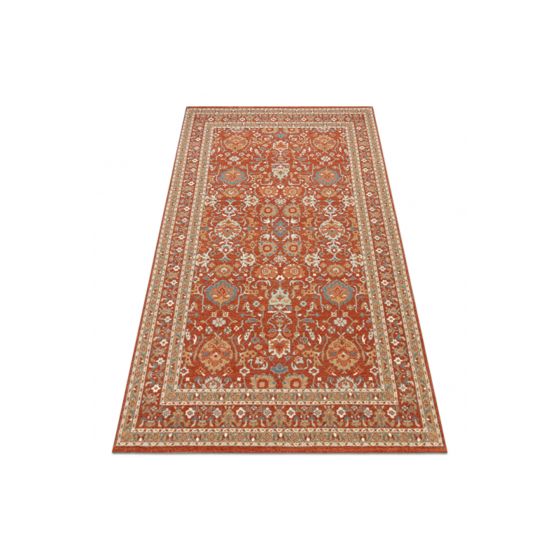 Villamatto SOHO Kukat luonnon terrakotta / beige