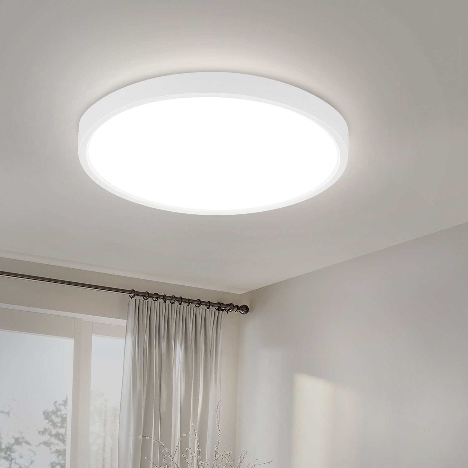 ZMH 22 cm 15 W LED-kattovalaisin, IP44-luokitus