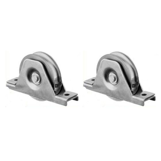 120mm pyöreä urapyörä 2-reikäisessä kiinnikkeessä - 2 kpl:n sarja