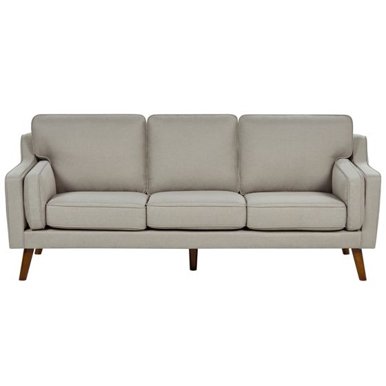 Sohva LOKKA kangas Beige 3-istuttava