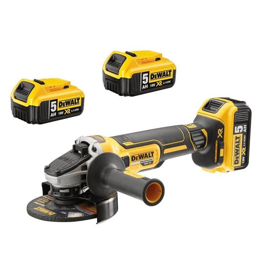 DeWalt DCG405P3 XR 18V -Akkukulmahiomakone 125 mm 3x 5,0 Ah
