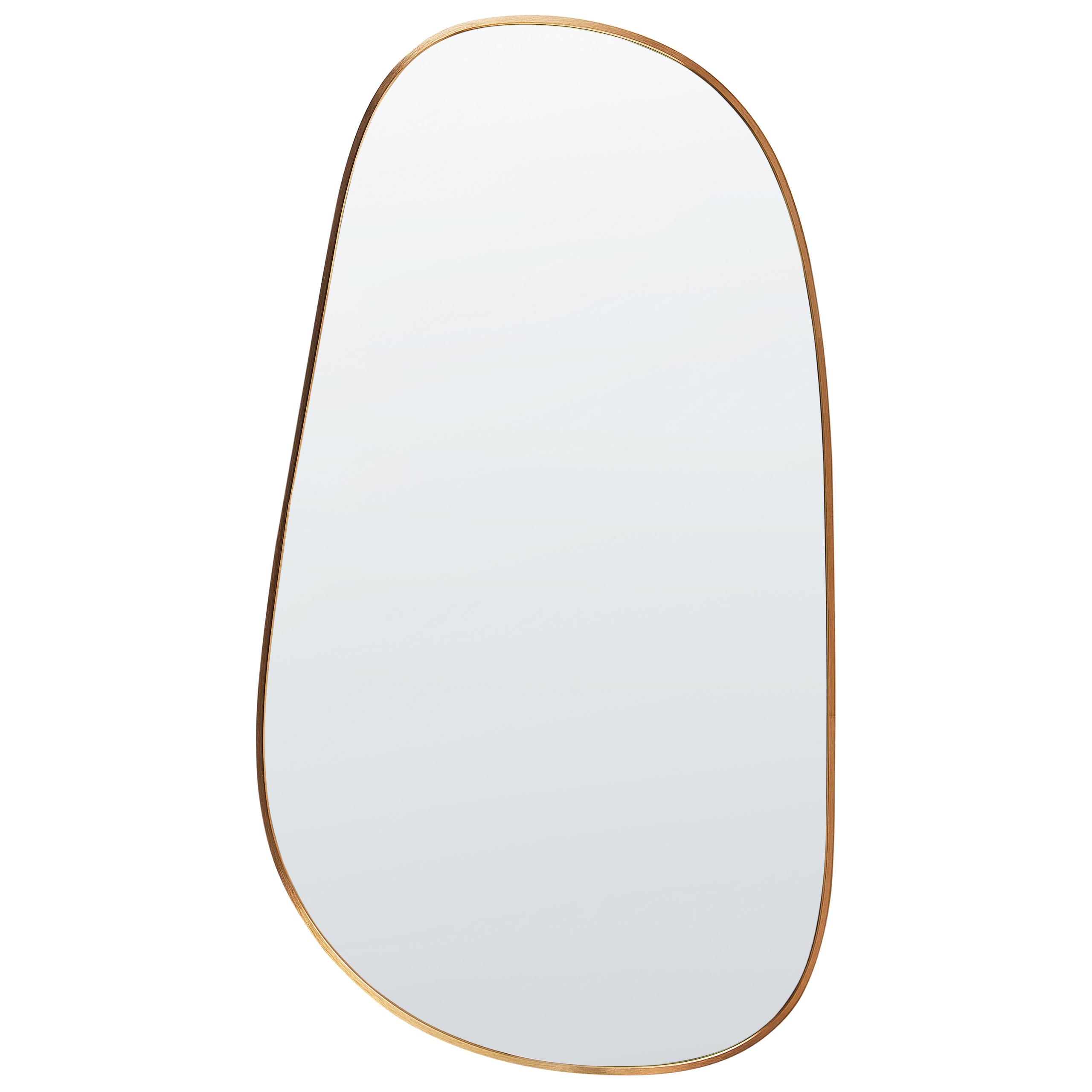 Seinäpeili VERNAIS 60 cm 110 cm Metalli Kulta