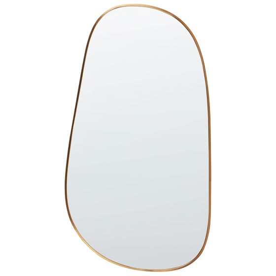Seinäpeili VERNAIS 60 cm 110 cm Metalli Kulta