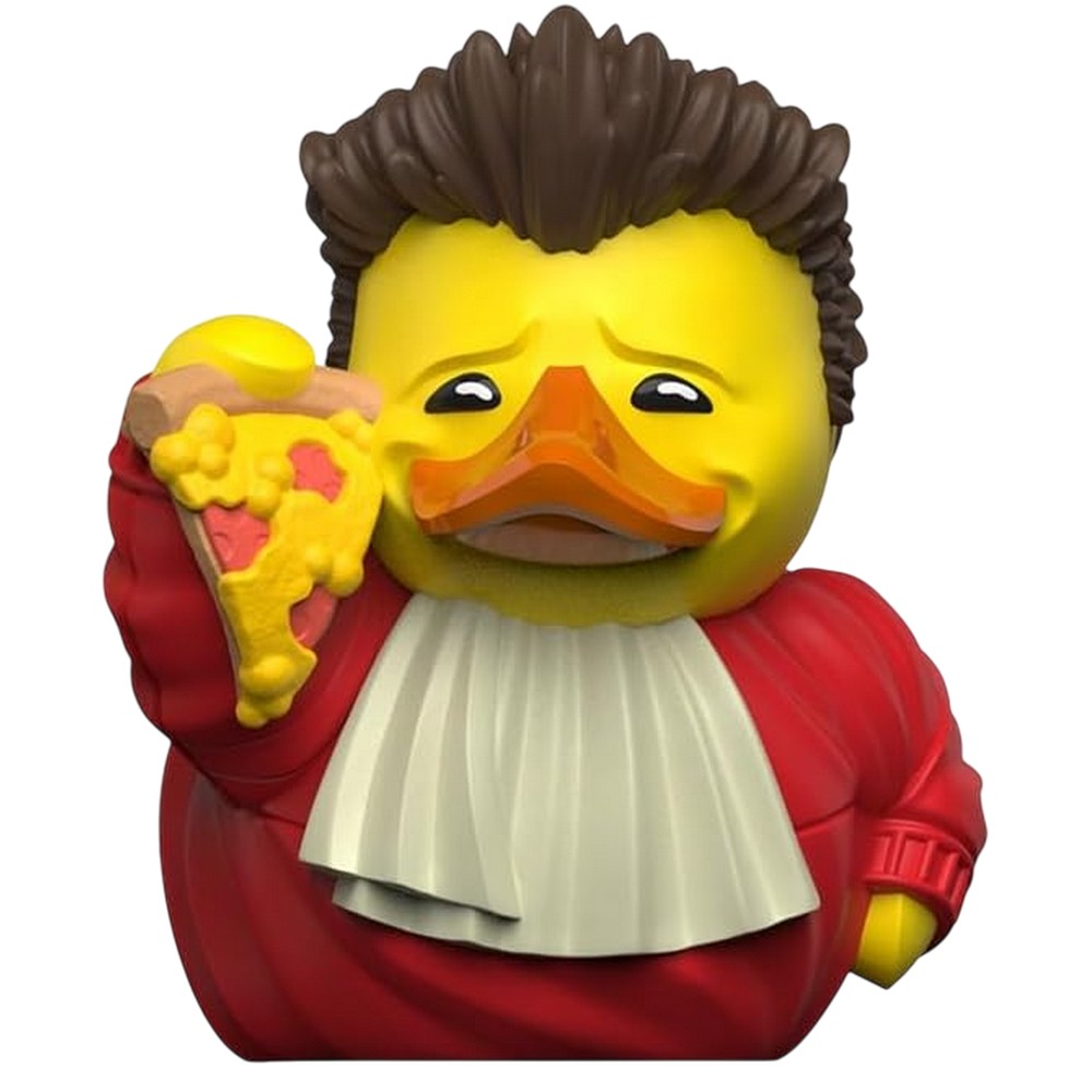 Friends – keräilyankka – Joey – muovi, korkeus 9 cm – keräily, esillepano, Keltainen