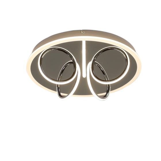 NETTLIFE LED - kattovalaisin olohuoneeseen, lämmin valkoinen valo, 41 W, 3000 K, 43 x 12,5 cm, moderni valaisin makuuhuoneeseen