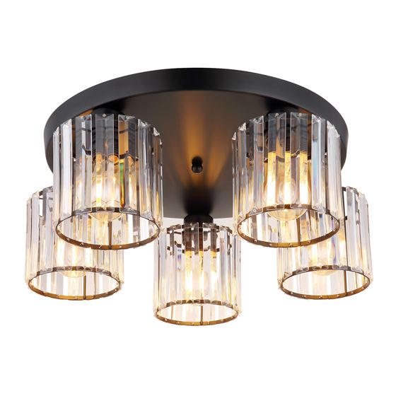 TOOLIGHT kattovalaisin EBT023-5C musta, 45X45X15CM