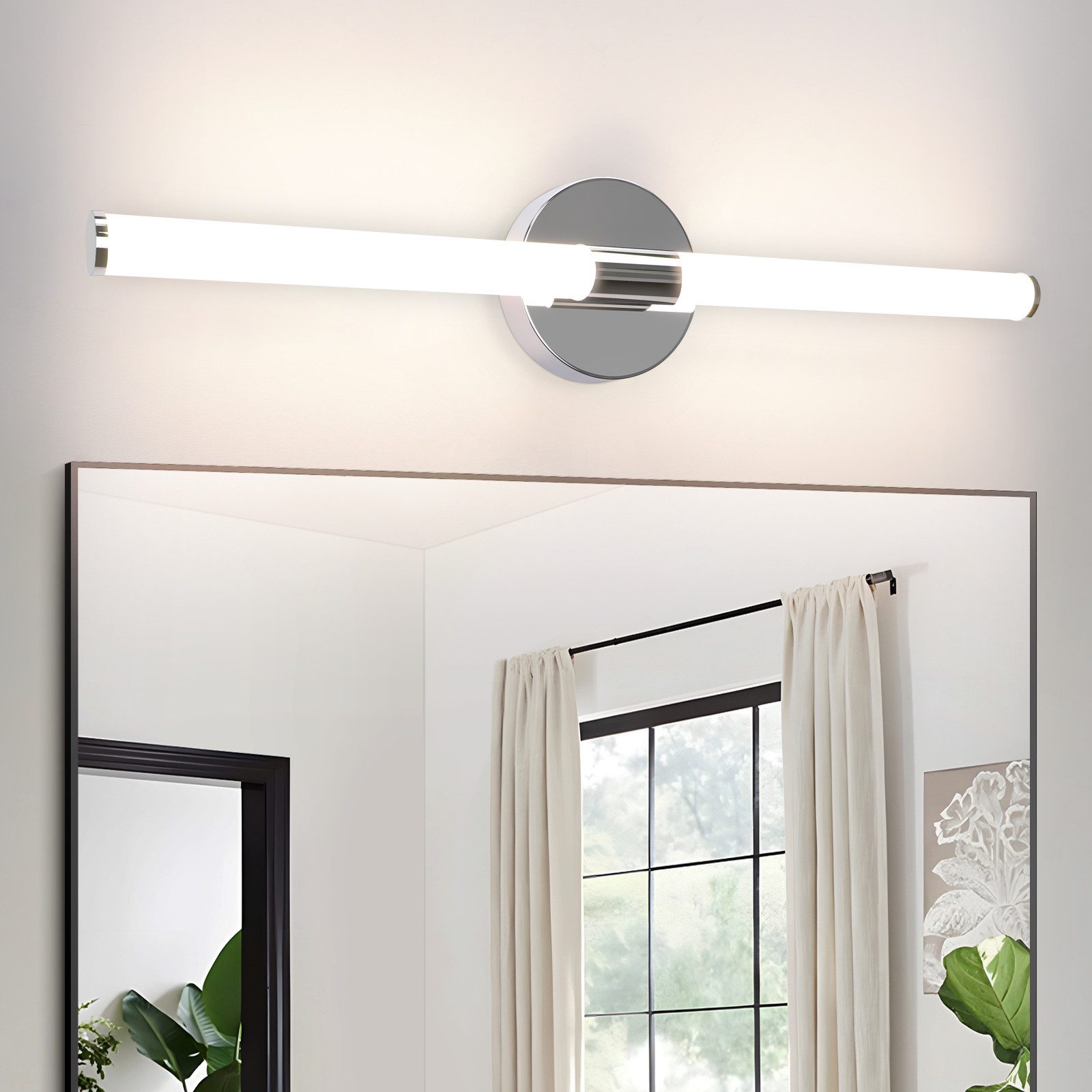 NETTLIFE LED-kylpyhuoneen seinävalaisin - 8W 60CM 4000K IP44
