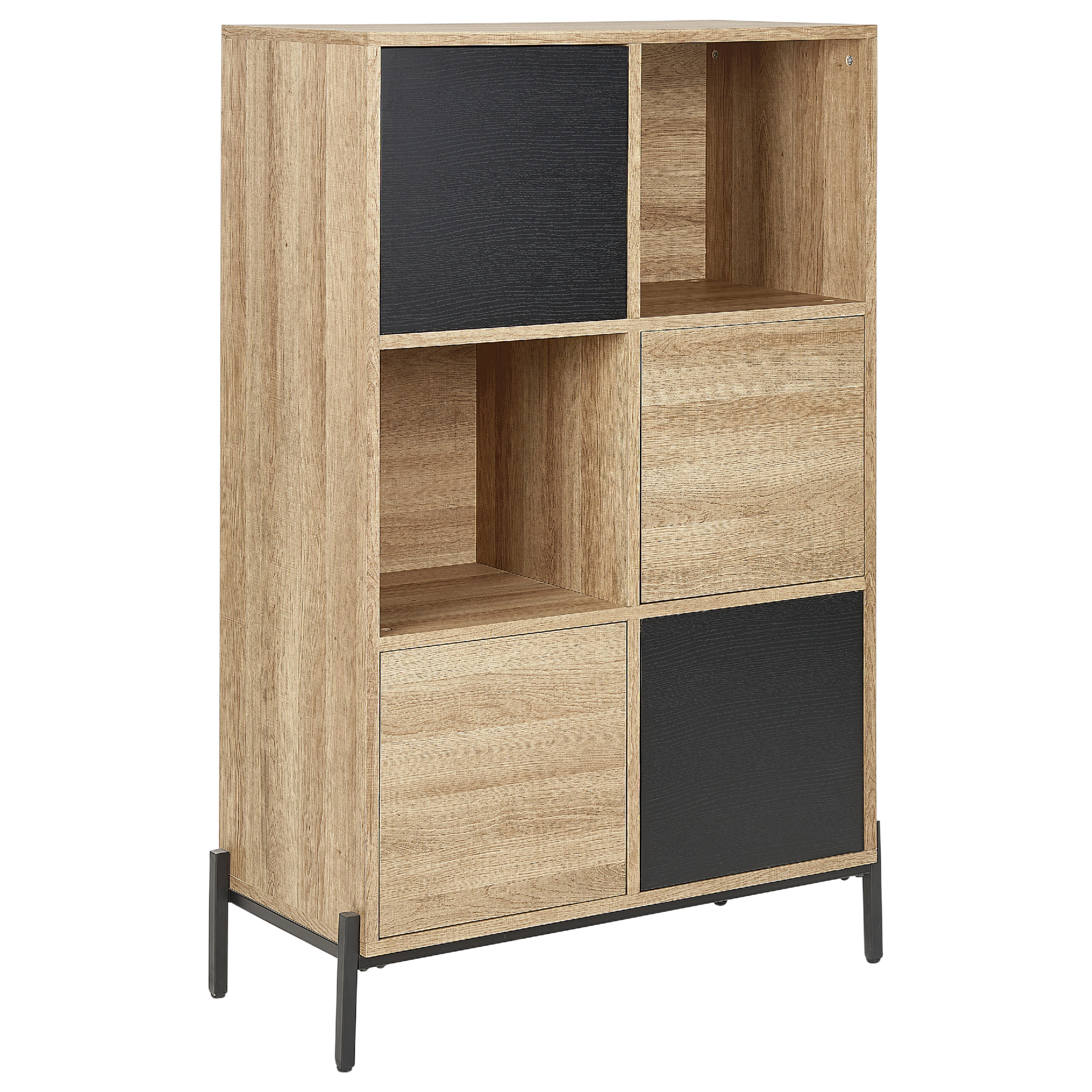 Hyllykkö MOINES 135 cm Ruskea/musta